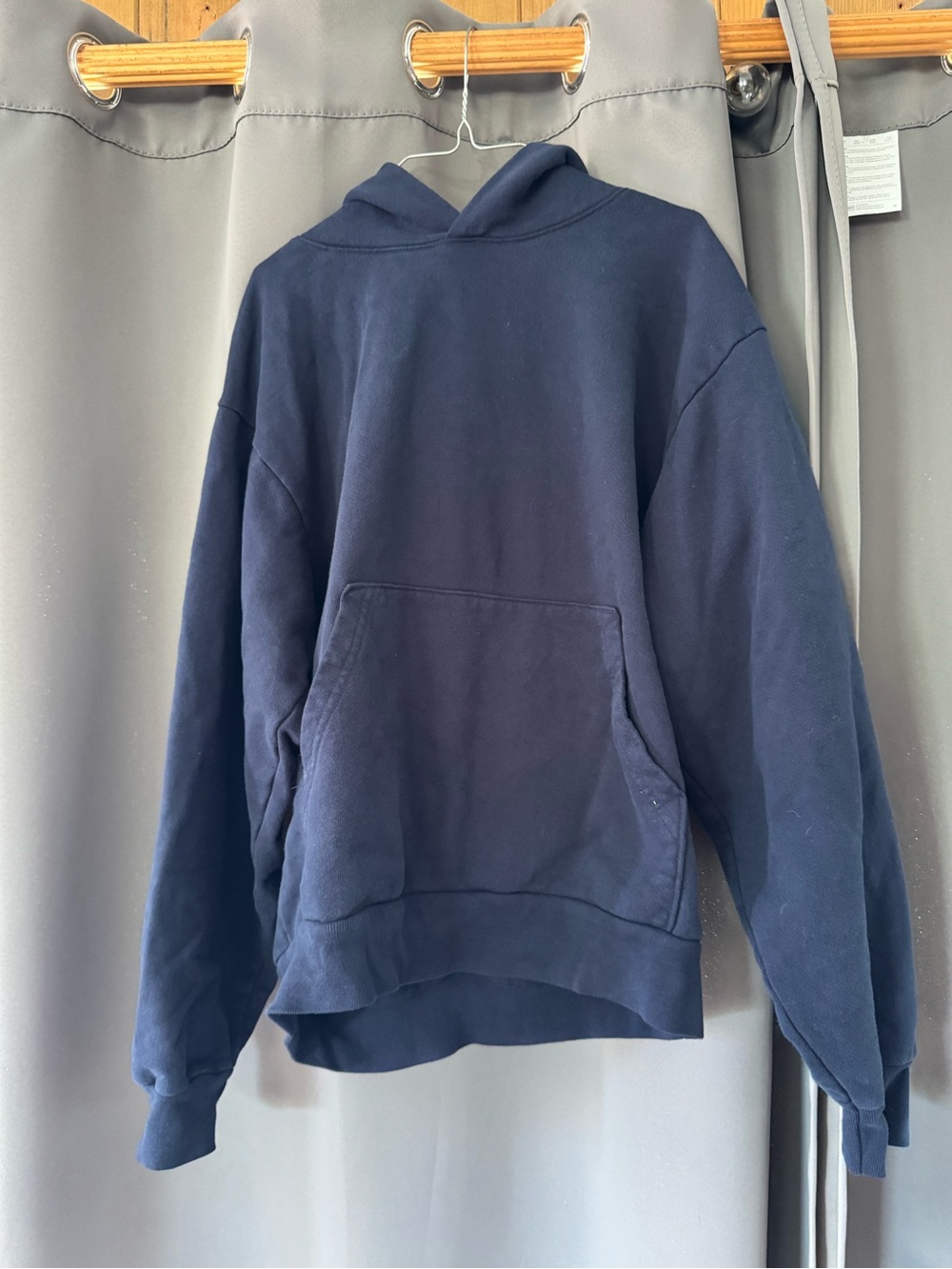 American Apparel Vintage Wash Navy Hoodie